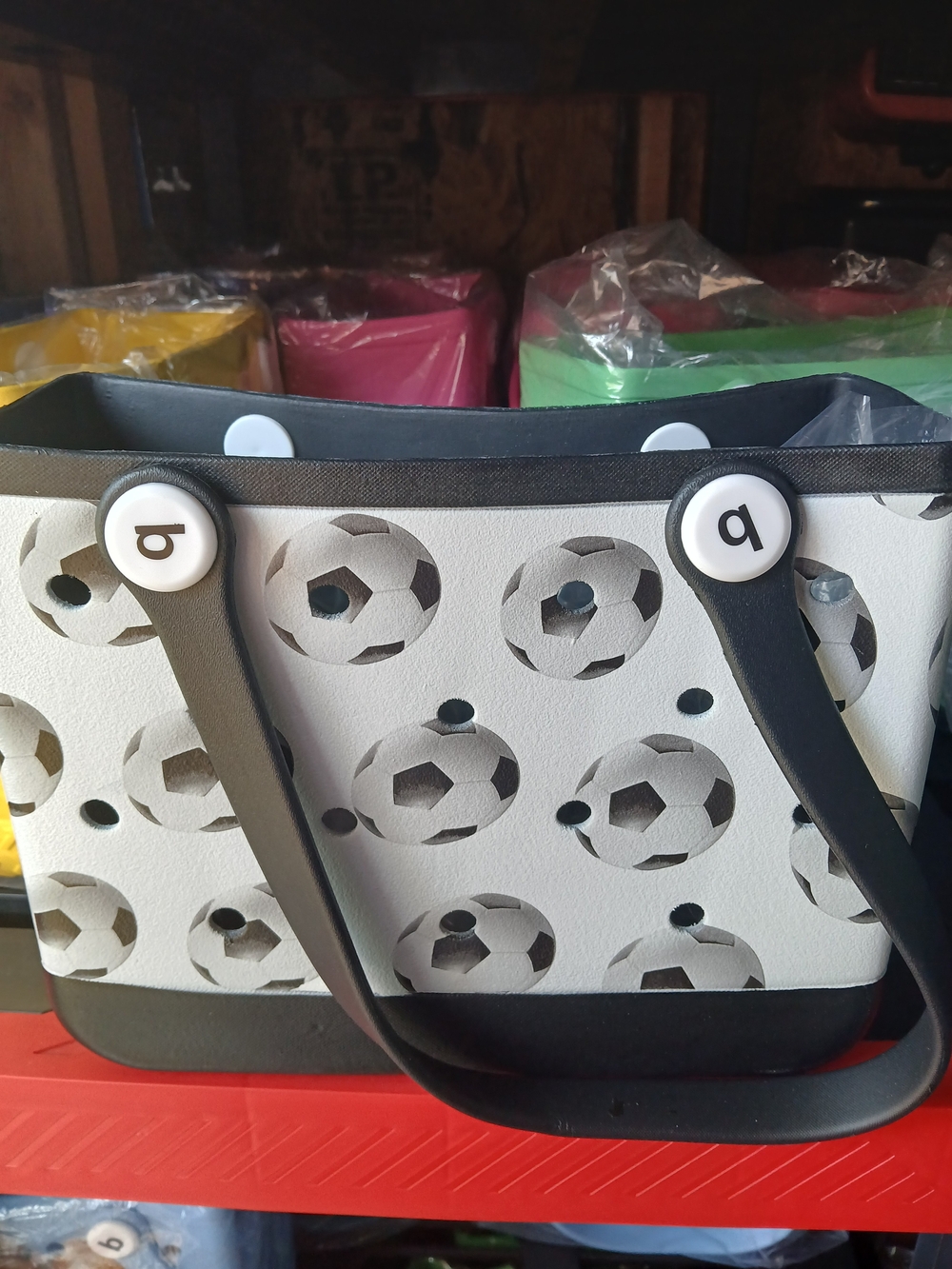 Soccer Print Small size - bogg like bag